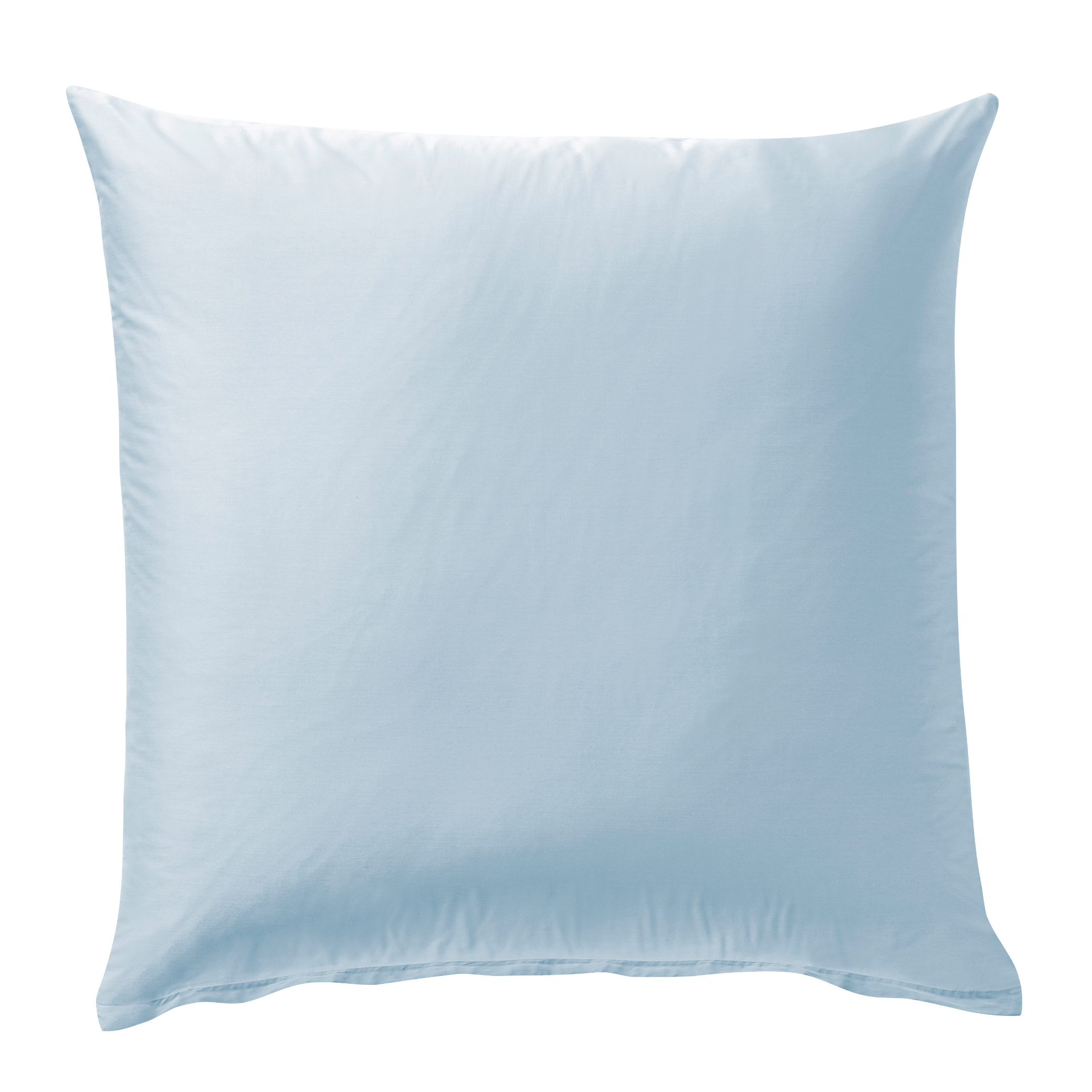 Kopfkissenbezug 80x80cm aus 100% Baumwolle, blau